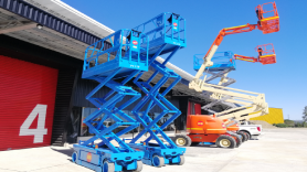Plataforma Genie para trabajos en altura en Puerto Montt